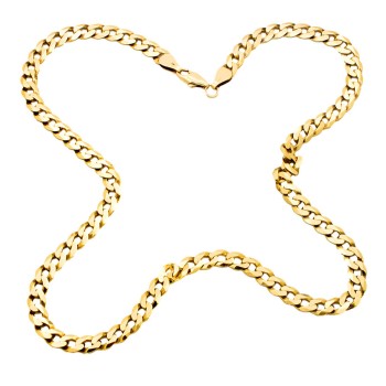 9ct gold 20.8g 19 inch curb Chain